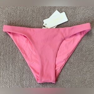 NEW - L*Space Ribbed Camacho Bottoms - CLASSIC COVERAGE - GUAVA